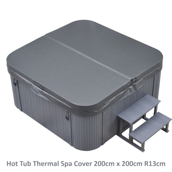 Hot Tub Thermal Spa Cover 200cm x 200cm R13cm